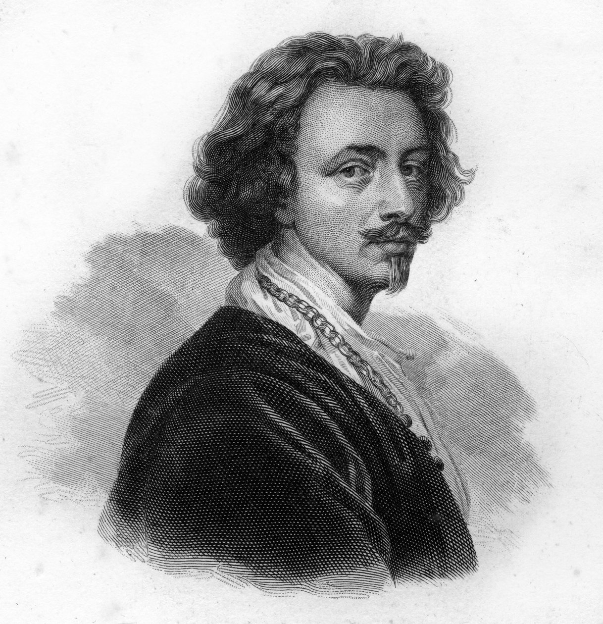 Anton (Antoon tai Anthony) van Dyckin muotokuva, flaamilainen taidemaalari ja kaivertaja (1599-1641) tekijältä Unknown artist