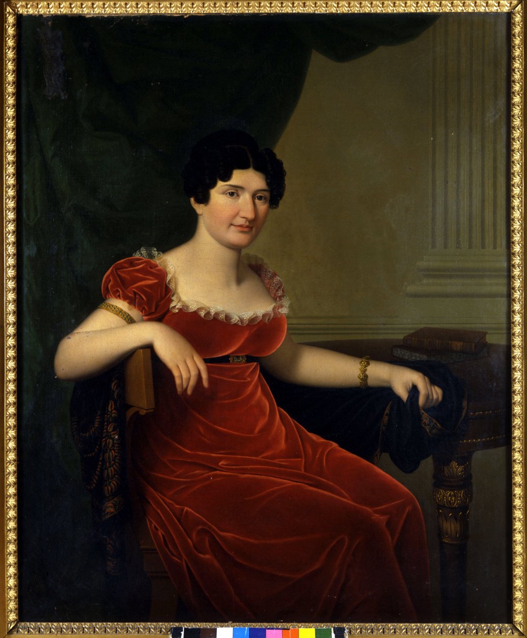 Muotokuva Antonietta Fagnani Aresest (1778-1847), italialaisen runoilijan Ugo Foscolon (1778-1827) rakastetusta naisesta. 1800-luvun maalaus tekijältä Unknown artist