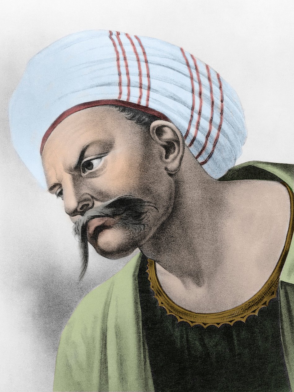 Averroesin muotokuva (Ibn Rushd) - Ibn-Rushdin muotokuva (Ibn Rushd), joka tunnetaan Averroesin (1126-1198) latinankielisenä nimenä tekijältä Unknown artist