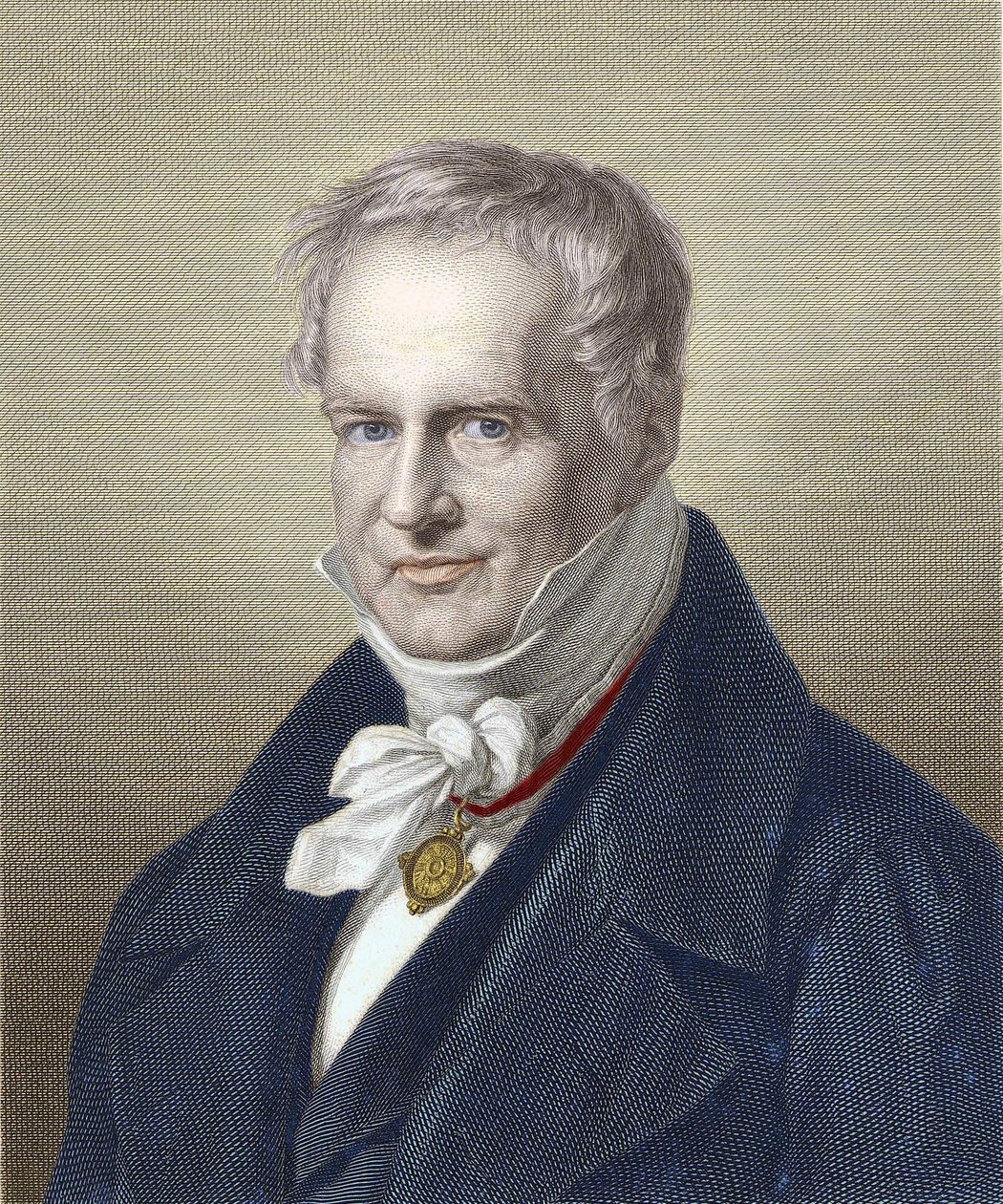 Paroni Alexander Von Humboldtin muotokuva (Aleksanteri Humboldt tekijältä Unknown artist