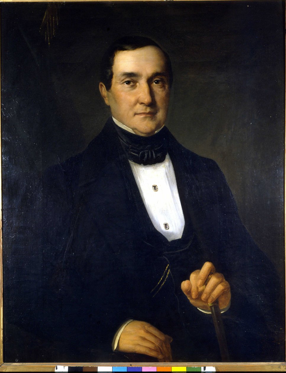 Muotokuva Bartolomeo Merellistä (1793-1879), Scalan ensimmäisestä johtajasta. Anonyymi maalaus 1800-luvulta. tekijältä Unknown artist