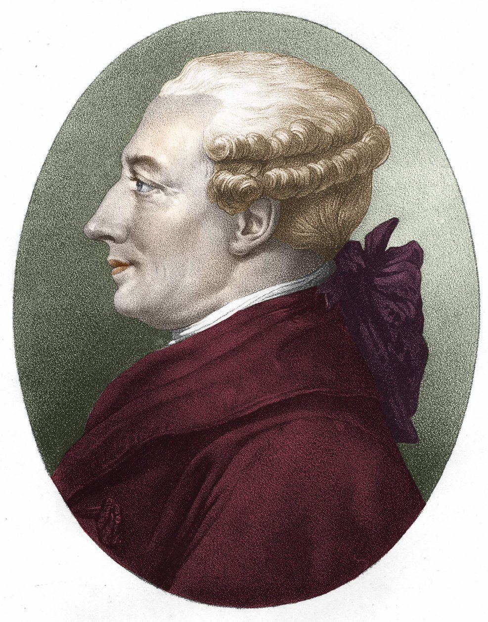 Beaumarchaisin muotokuva. 1800-luvun kaiverrus. tekijältä Unknown artist