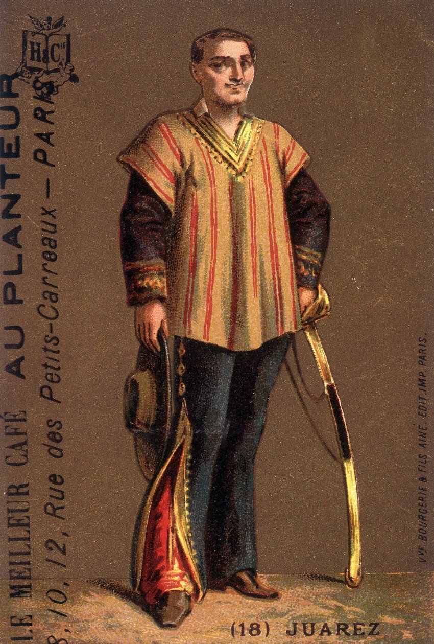 Meksikolaisen poliitikon Benito Juarezin (1806-1872) muotokuva. tekijältä Unknown artist