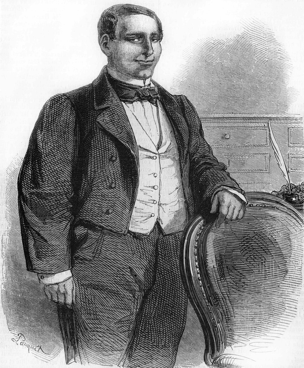Benito Paul Ju¿rezin muotokuva. Intialaista alkuperää oleva meksikolainen poliitikko (1806-1872). Meksikon tasavallan presidentti vuonna tekijältä Unknown artist