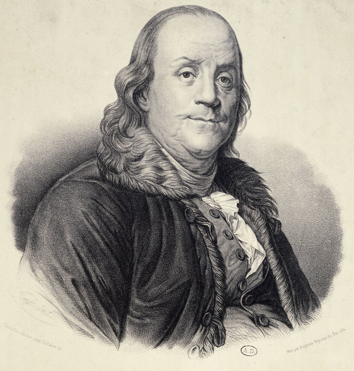 Benjamin Franklinin muotokuva tekijältä Unknown artist