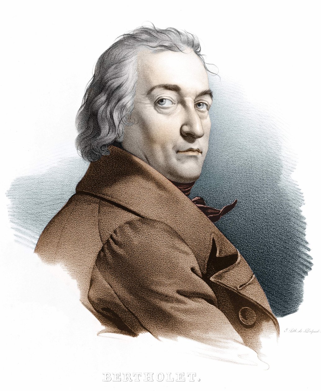 Bertholletin muotokuva. 1800-luvun kaiverrus. tekijältä Unknown artist