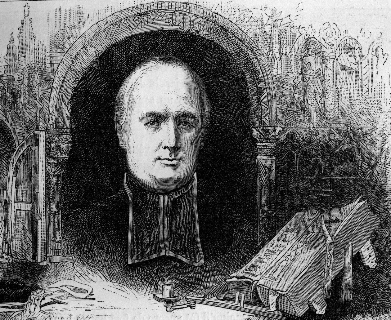 Muotokuva piispa Peyramalesta, Cure of Lourdes (1811 - 1877). tekijältä Unknown artist