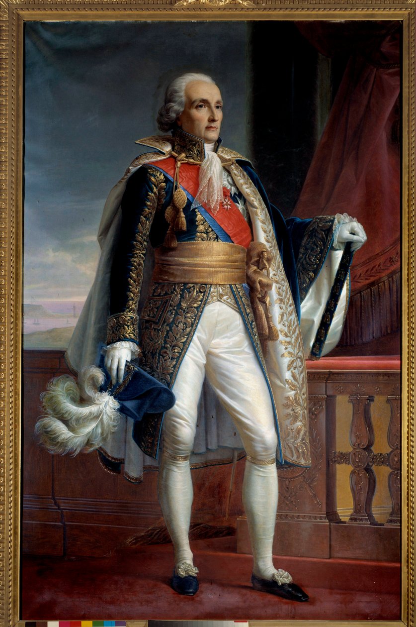 Muotokuva Bon Adrien Jannot de Monceystä, Coneglianon herttuasta (1754-1842), Imperiumin Marechalista vuonna 1804, Invalidien kuvernööristä 1833-1842 Nimetön maalaus. 1806 Su. 2,15x1,33 m Pariisi, Musee de l