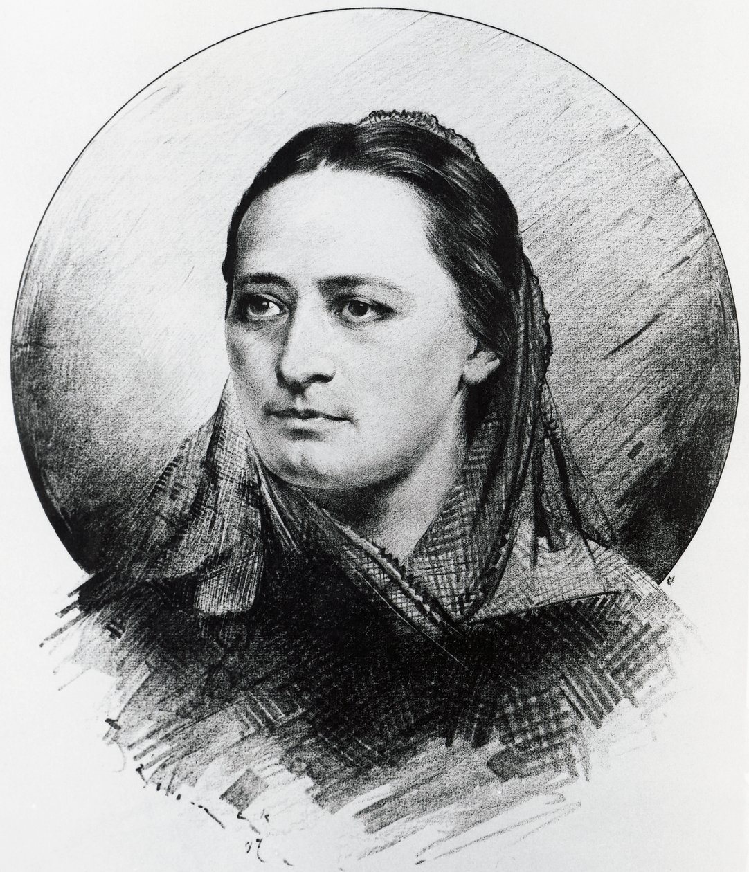 Bozena Nemcovan muotokuva tekijältä Unknown artist