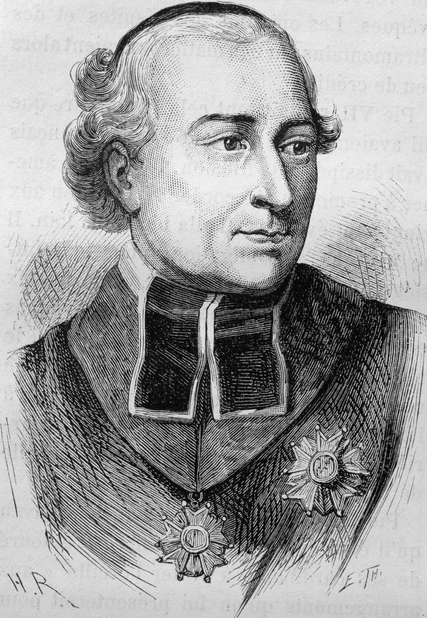Kardinaali Joseph Feschin (1763 - 1839) muotokuva. Kaiverrus 1800-luvun lopusta H. Martinin teokseen "Histoire de France". tekijältä Unknown artist