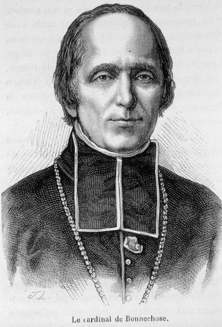 Kardinaali de Bonnechosen muotokuva tekijältä Unknown artist