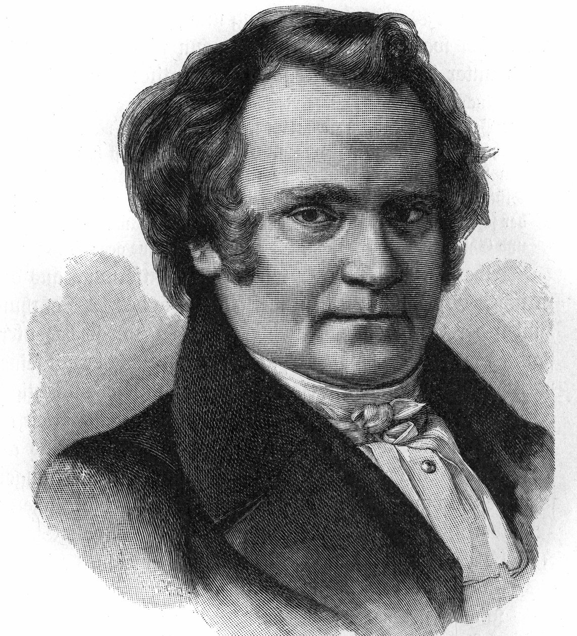 Muotokuva Carl (Karl) Leberecht Immermannista (1796-1840), saksalainen runoilija, kirjailija ja maistraatti. tekijältä Unknown artist