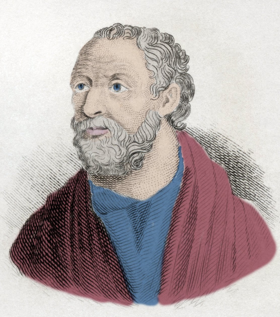 Carneade (219-128 eKr.) muotokuva kreikkalaisesta filosofista. tekijältä Unknown artist
