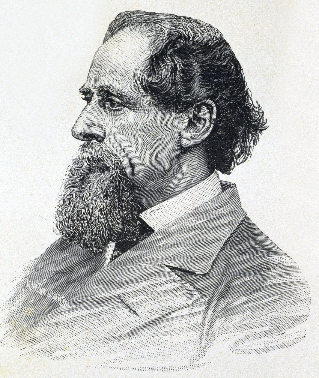 Charles Dickensin muotokuva tekijältä Unknown artist