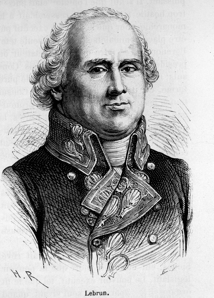 Ranskalaisen poliitikon Charles Francois Lebrunin (1739-1824) muotokuva. tekijältä Unknown artist