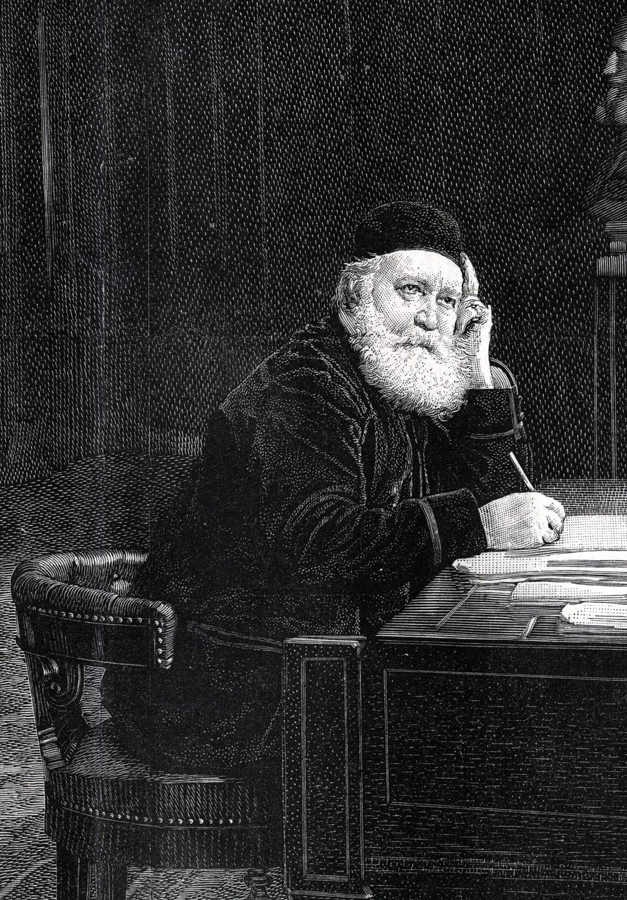 Ranskalaisen säveltäjän Charles Gounodin (1818-1893) muotokuva. tekijältä Unknown artist
