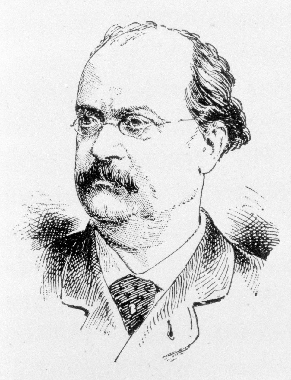 Charles Lecocqin (1832 - 1918), ranskalaisen säveltäjän muotokuva. tekijältä Unknown artist