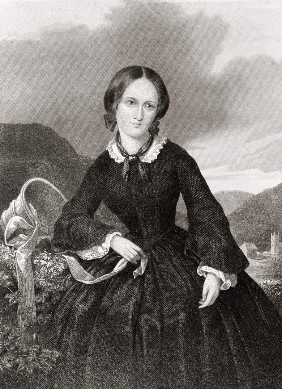Charlotte Bronten (1816 - 1855), runoilijan ja kirjailijan muotokuva. tekijältä Unknown artist