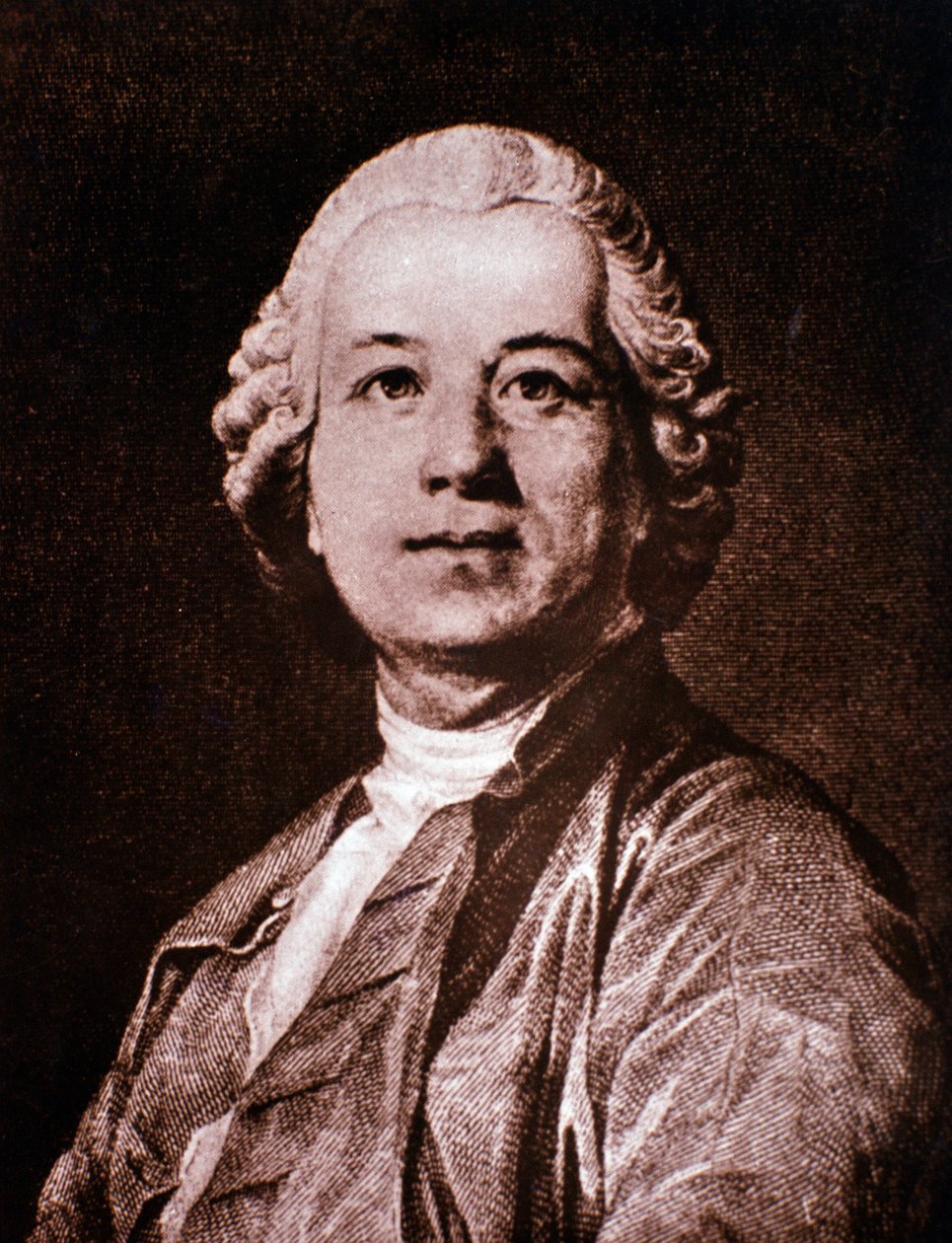 Christoph Gluckin muotokuva (kaiverrus) tekijältä Unknown artist