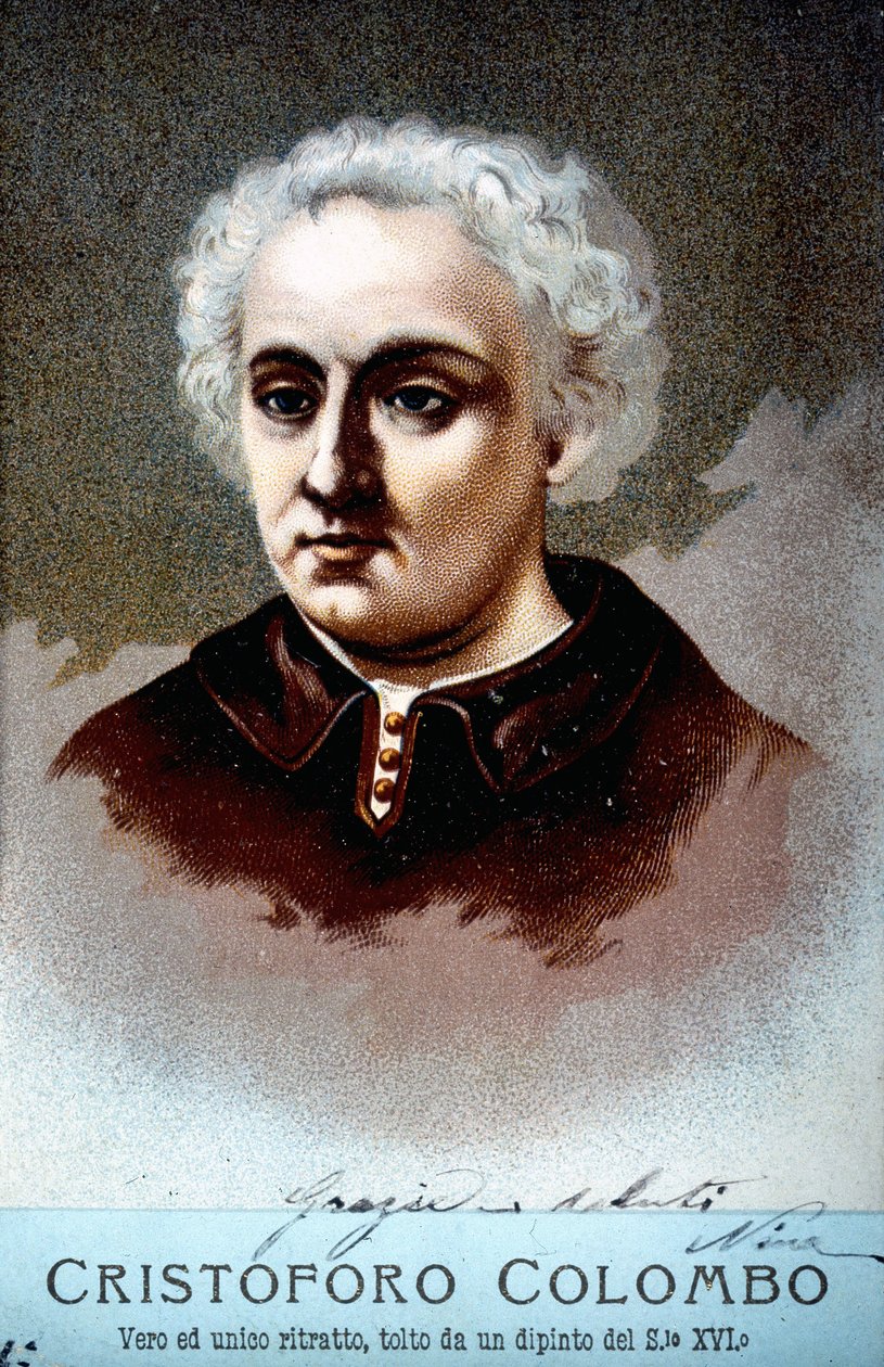 Kristoffer Kolumbuksen muotokuva tekijältä Unknown artist
