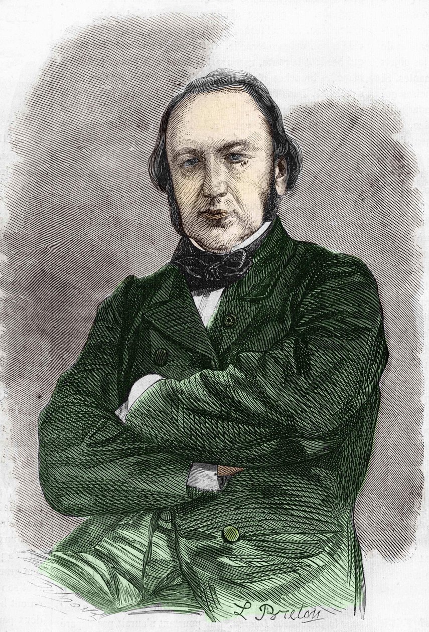 Claude Bernardin (1813 - 1878), ranskalaisen fysiologin muotokuva. tekijältä Unknown artist
