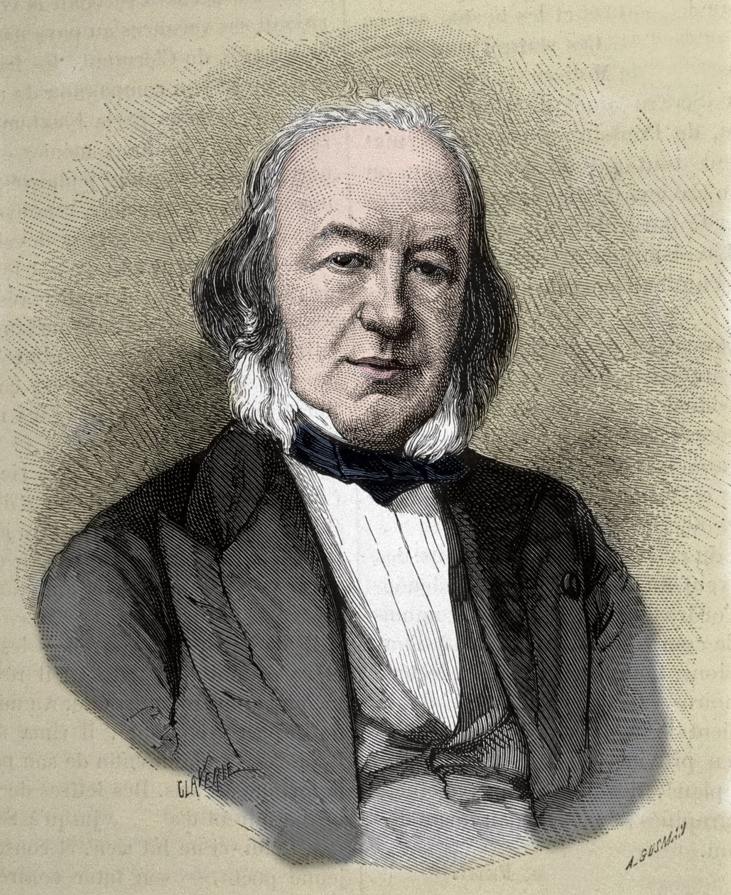 Ranskalaisen fysiologin Claude Bernardin (1813 - 1878) muotokuva. tekijältä Unknown artist