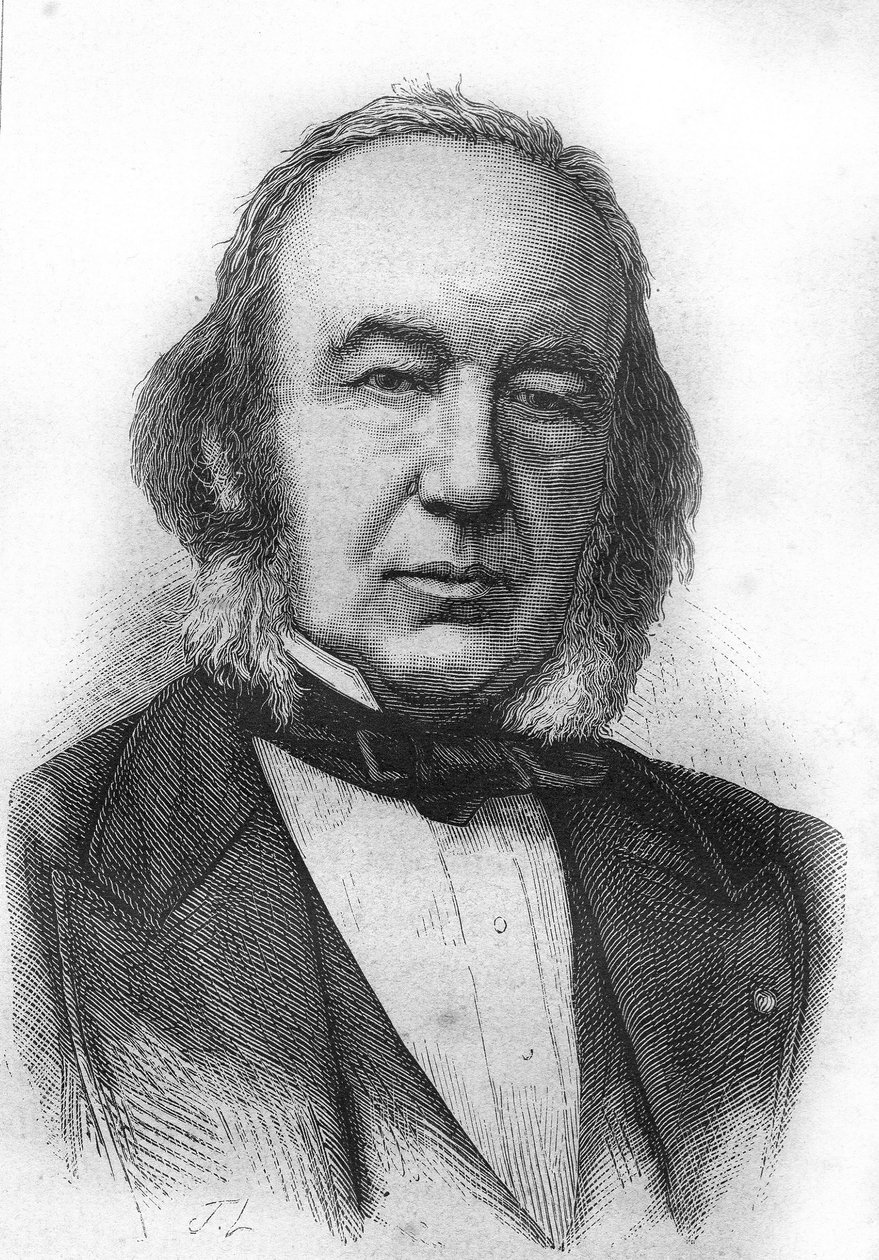 Ranskalaisen fysiologin Claude Bernardin (1813 - 1878) muotokuva - Henri Martinin "" L