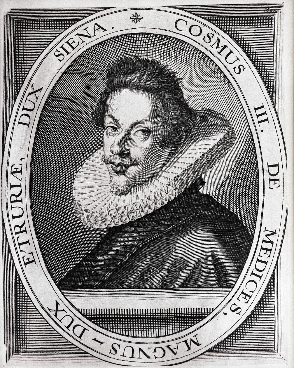 Muotokuva Cosimo II:sta Medici.Cosimo II, Medicis. (1590-1621). tekijältä Unknown artist