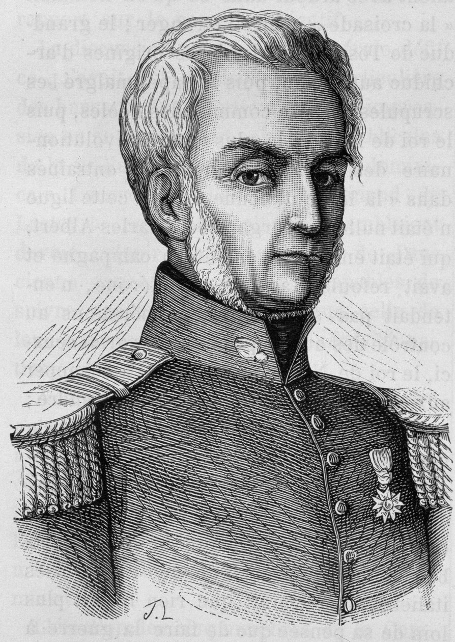 Courtaisin muotokuva. Kaiverrus 1800-luvun lopusta H. Martinin teokseen "Histoire de France". tekijältä Unknown artist