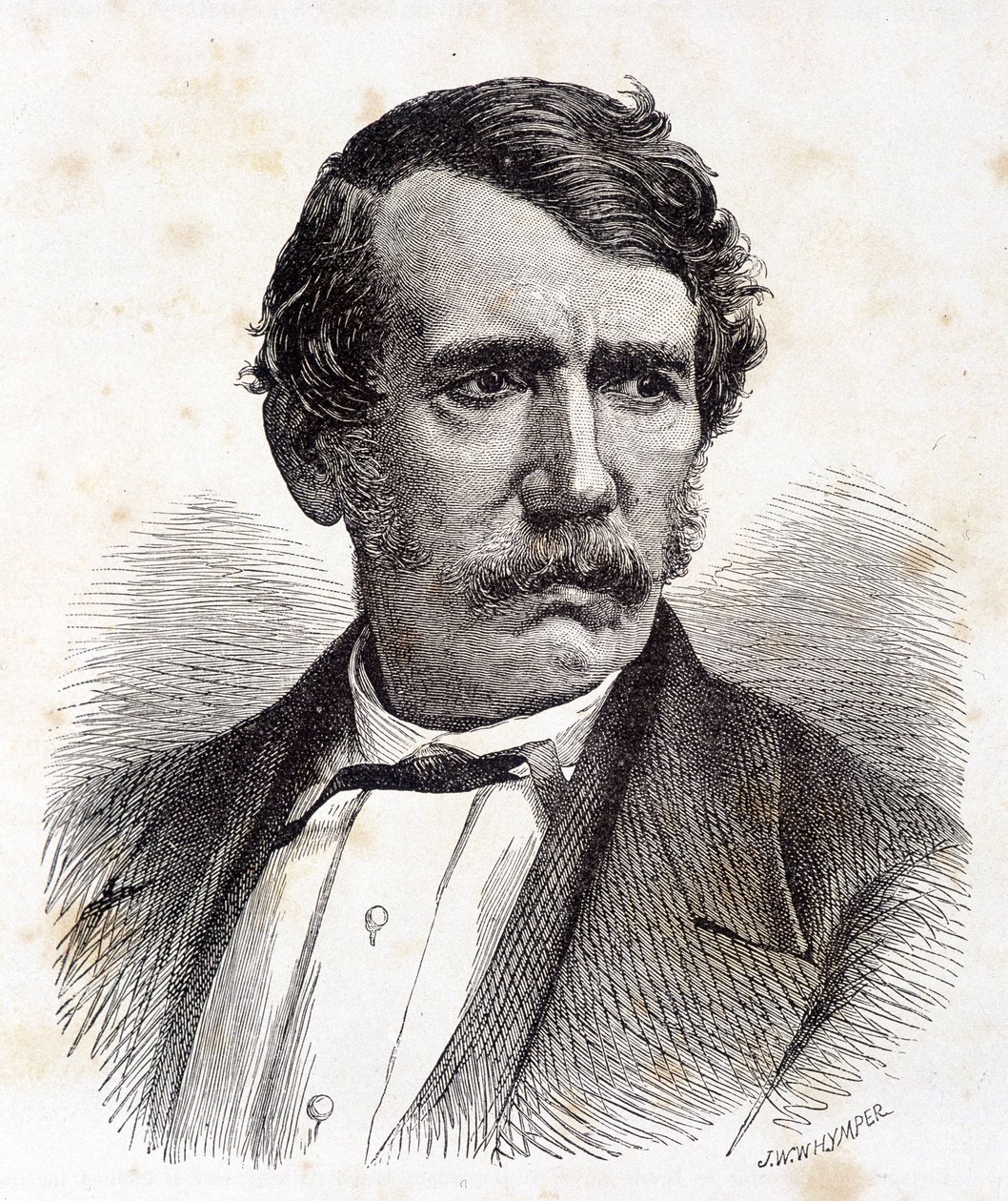 David Livingstonen, brittiläisen lähetyssaarnaajan ja tutkimusmatkailijan (1813-1873) muotokuva - Tour du Mondessa, 2. sem. 1875¿ tekijältä Unknown artist