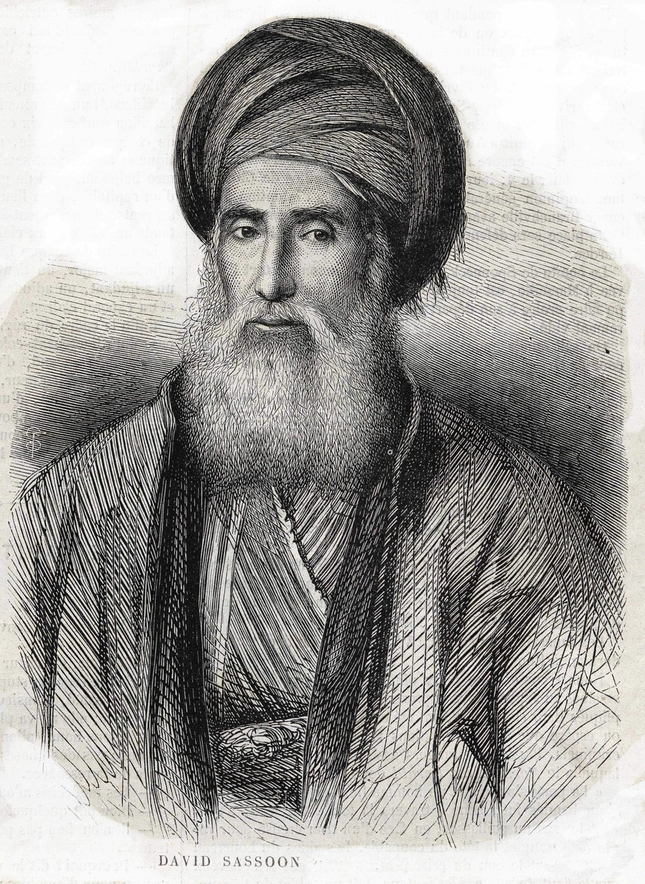 David Sassoonin muotokuva 1792-1865 tekijältä Unknown artist