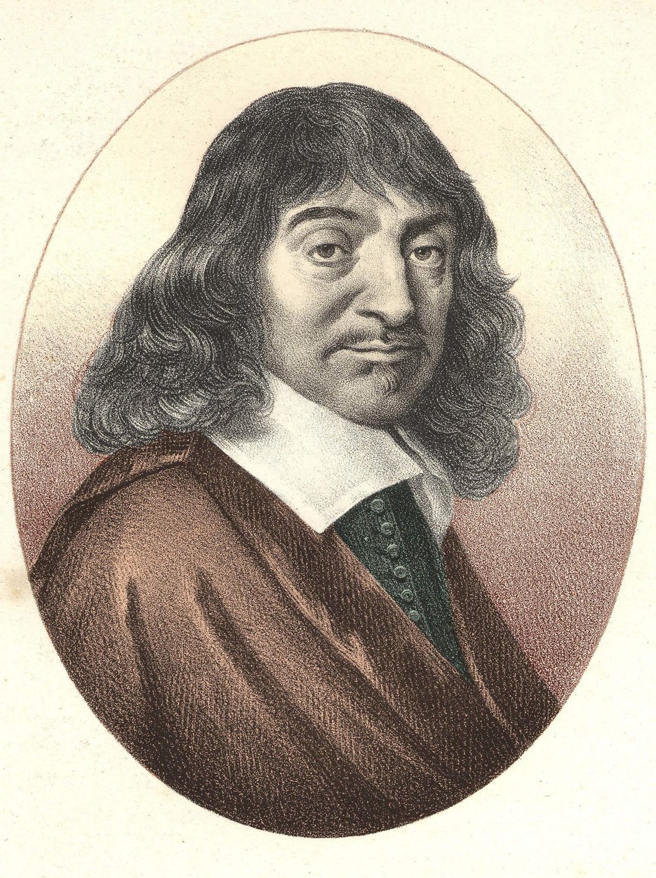 Descartesin muotokuva (1596 - 1650). tekijältä Unknown artist