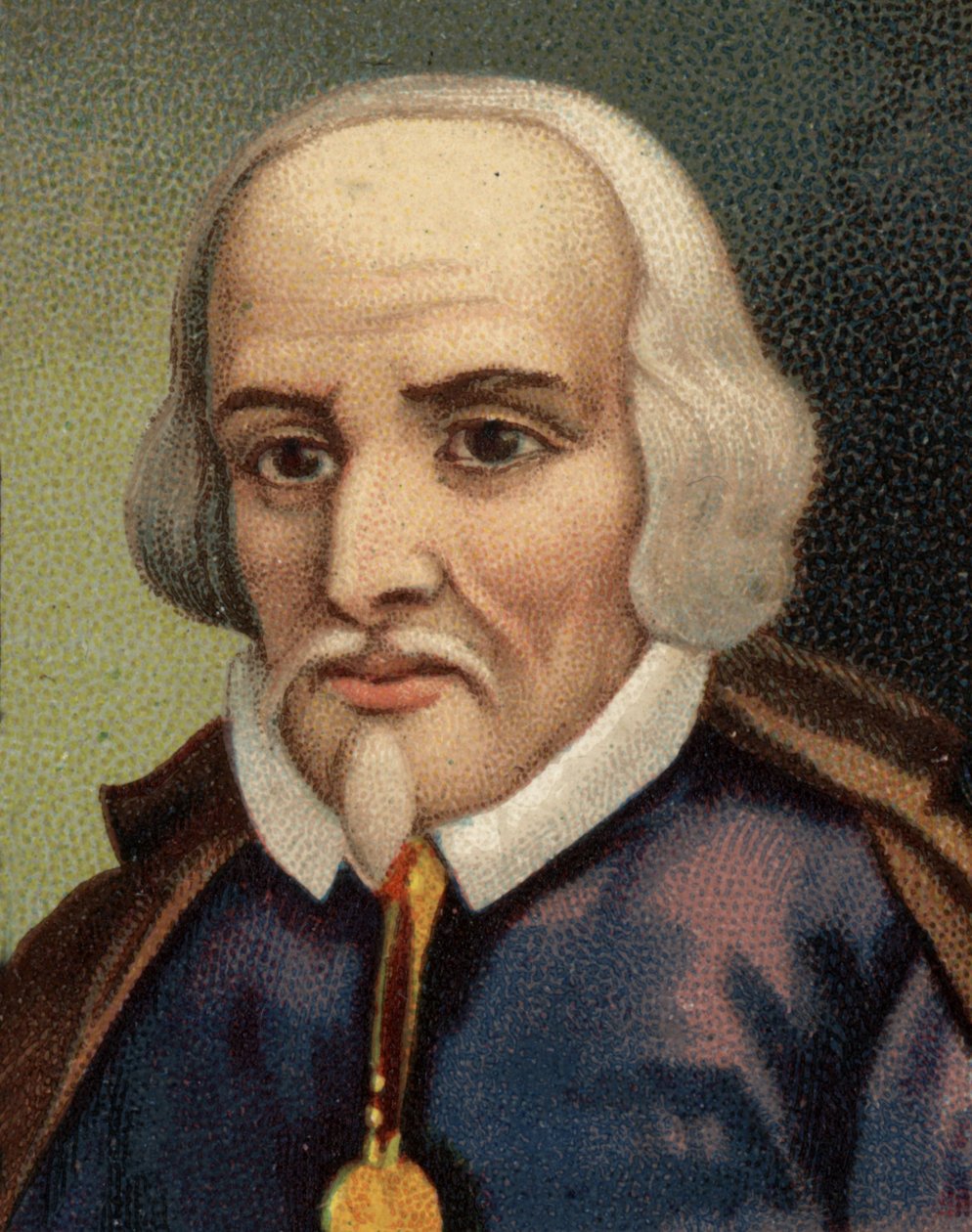 Don Pedro Calderon de la Barcan (1600-1681), espanjalaisen dramaattisen runoilijan muotokuva. tekijältä Unknown artist