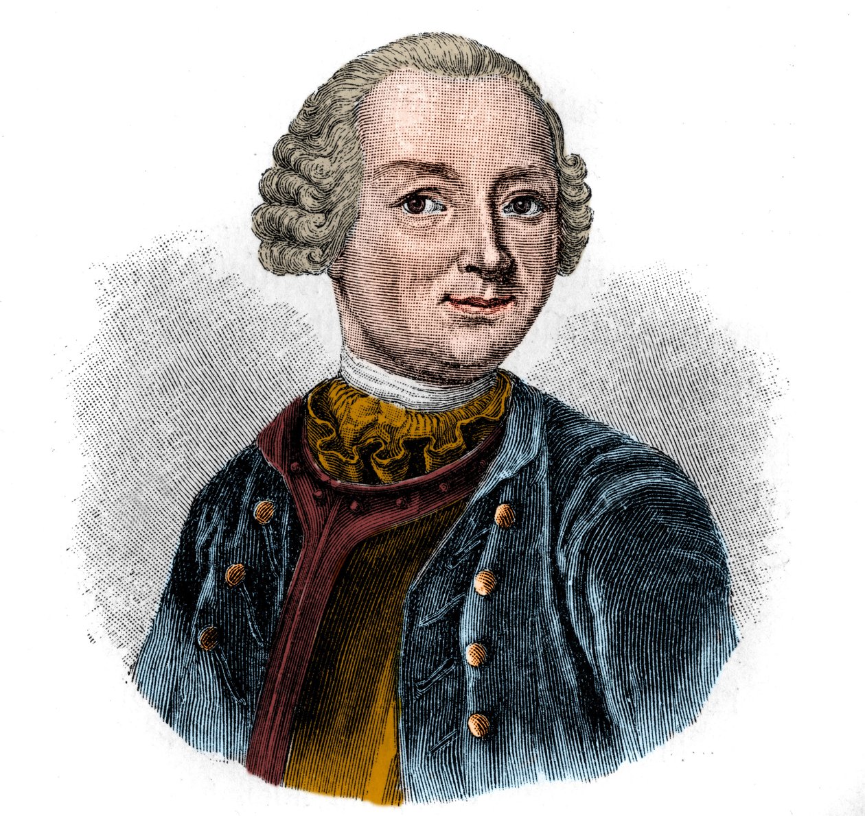 EWALD CHRISTIAN VON KLEISTIN (1715-1759) saksalaisen runoilijan muotokuva. tekijältä Unknown artist