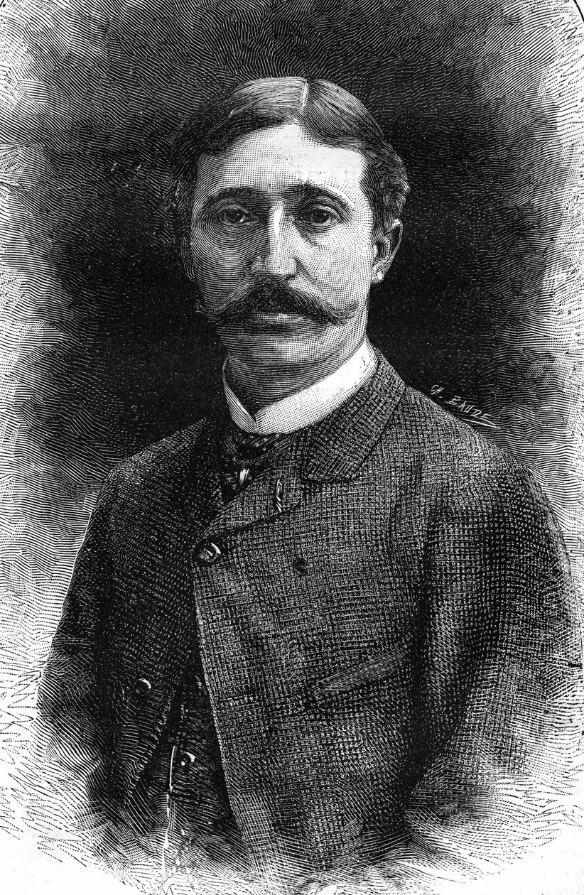 Edouard Detailin muotokuva, ranskalainen taidemaalari (1848-1912). tekijältä Unknown artist