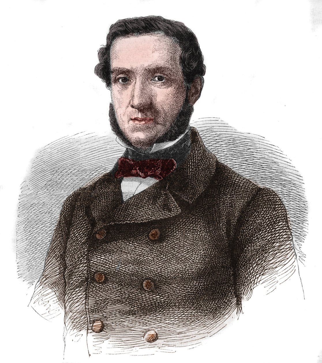 Edouard Drouyn de Lhuysin (1805-1881) muotokuva ranskalaisesta diplomaatista ja poliitikosta tekijältä Unknown artist
