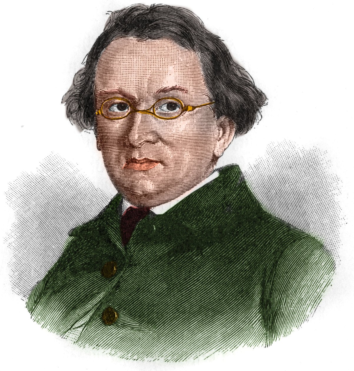Eduard Moriken (1804-1875), saksalaisen romanttisen kirjailijan muotokuva. tekijältä Unknown artist