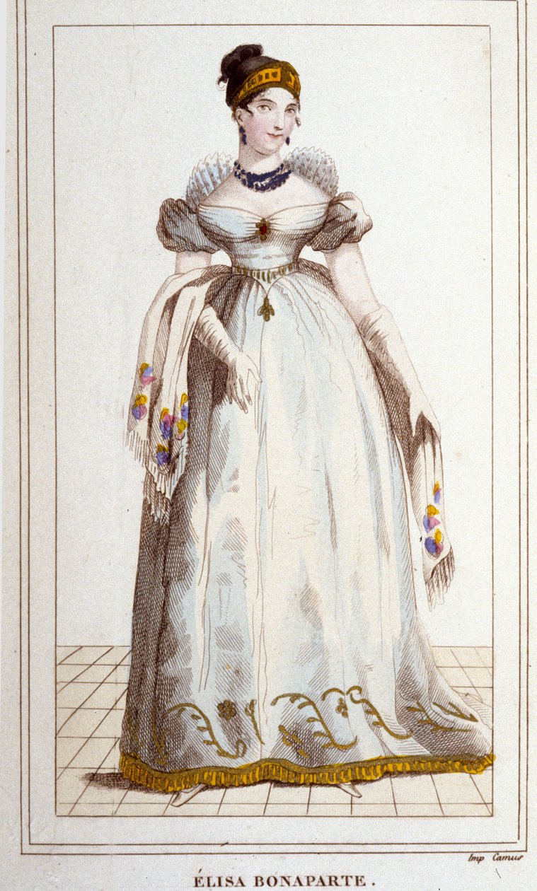 Muotokuva Elisa Bonapartesta (Maria Anna dit Eliza tekijältä Unknown artist