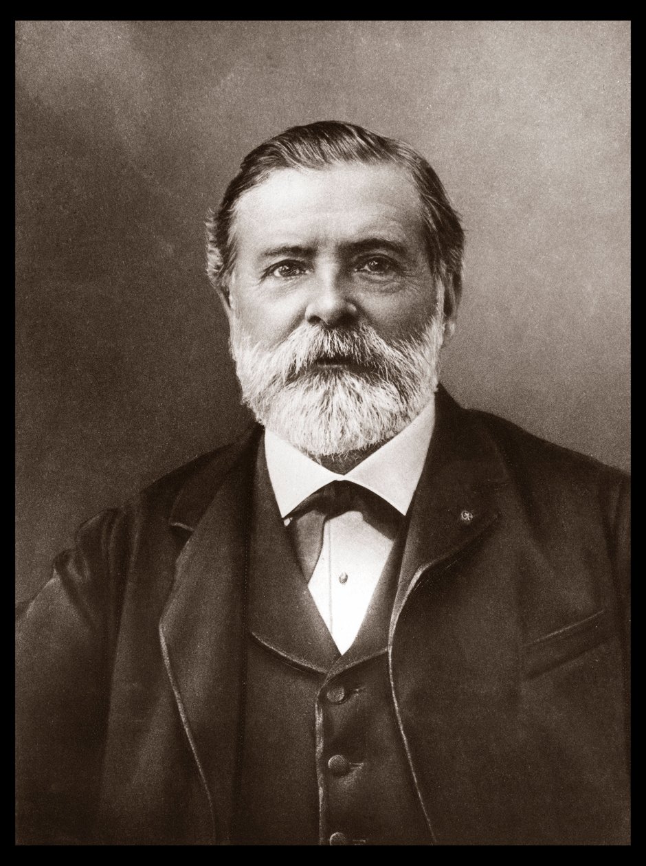 Etienne-Jules Mareyn muotokuva (1830-1904); englantilainen tiedemies ja kronovalokuvaaja; sfygmografin keksijä ja valokuvauksen ja elokuvan pioneeri. Kuva: Nadar, Paul (1856-1939). tekijältä Unknown artist