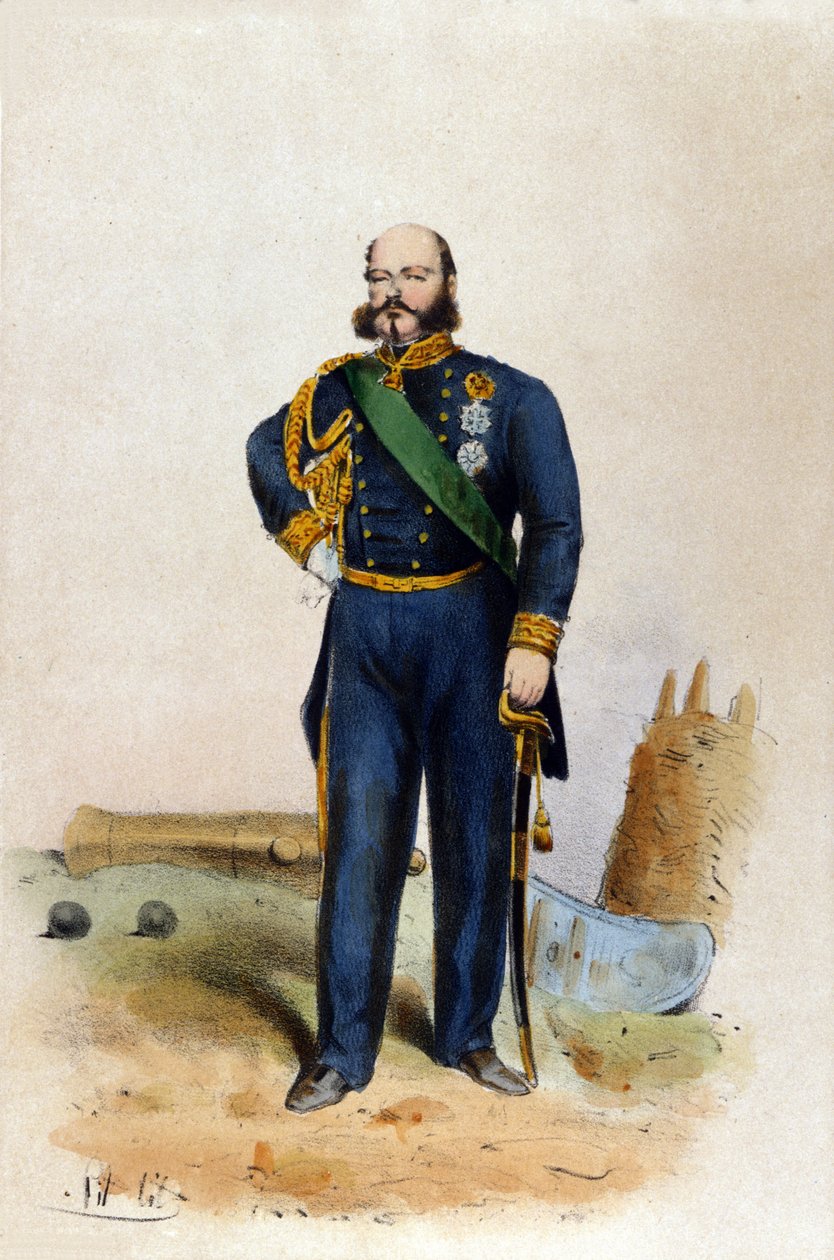 Eugenio di Savoia Carignanon (1816-1888) muotokuva. tekijältä Unknown artist