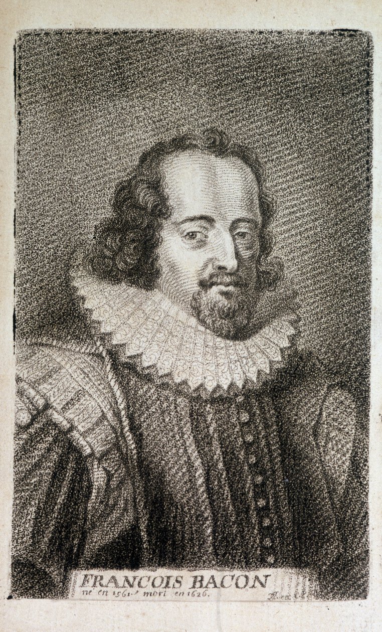 Muotokuva Francis Baconista (1561-1626), englantilainen filosofi. n.d. v.1600. tekijältä Unknown artist