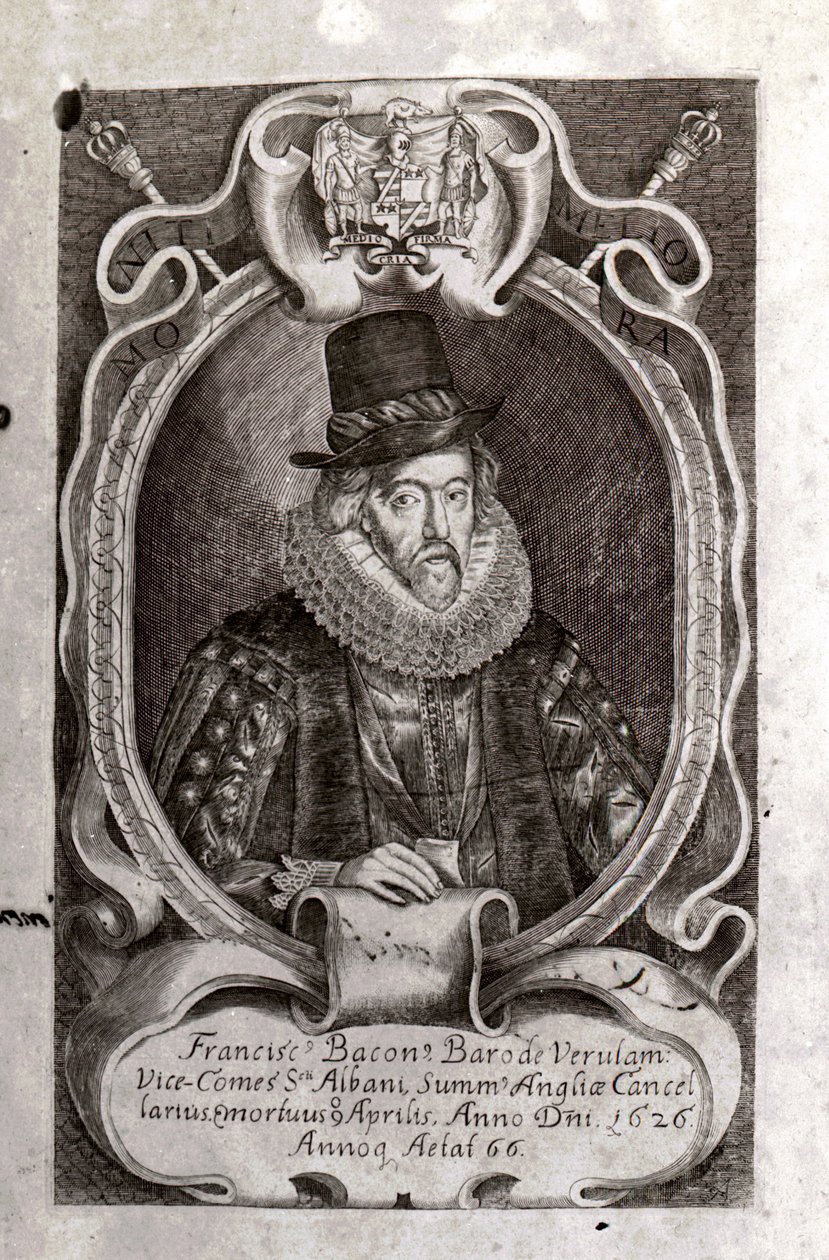 Francis Baconin (1561-1626) muotokuva. tekijältä Unknown artist