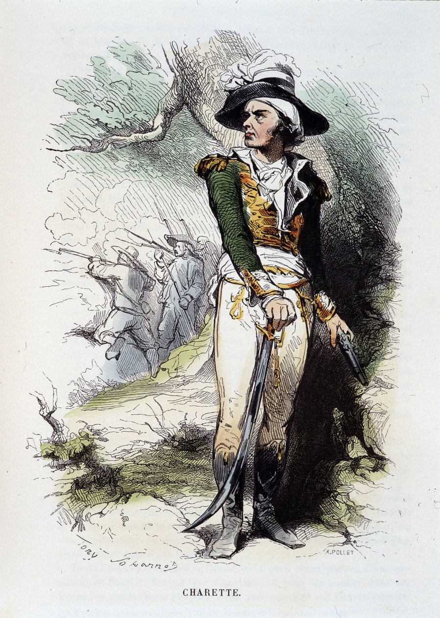Muotokuva Francois-Athanasesta Charette de la Contrie (Francois Athanase tekijältä Unknown artist