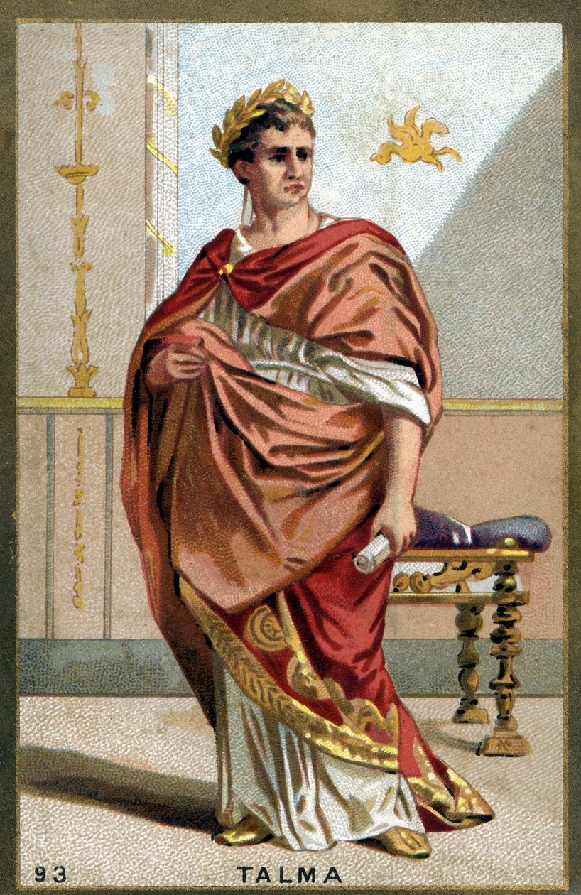 Francois-Joseph (Francois Joseph) Talman (1763-1826), ranskalaisen näyttelijän muotokuva. tekijältä Unknown artist