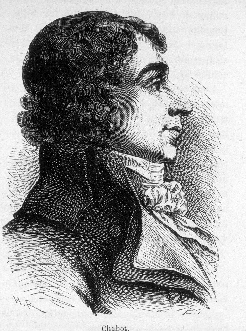 Ranskalaisen poliitikon Francois Chabotin (1759-1794) muotokuva. tekijältä Unknown artist