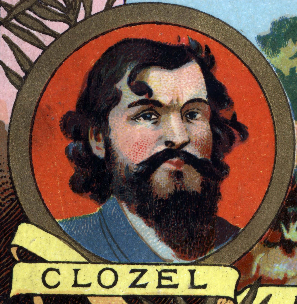 Francois Clozelin (1860-1918) muotokuva ranskalaisesta tutkimusmatkailijasta ja tulkista. tekijältä Unknown artist