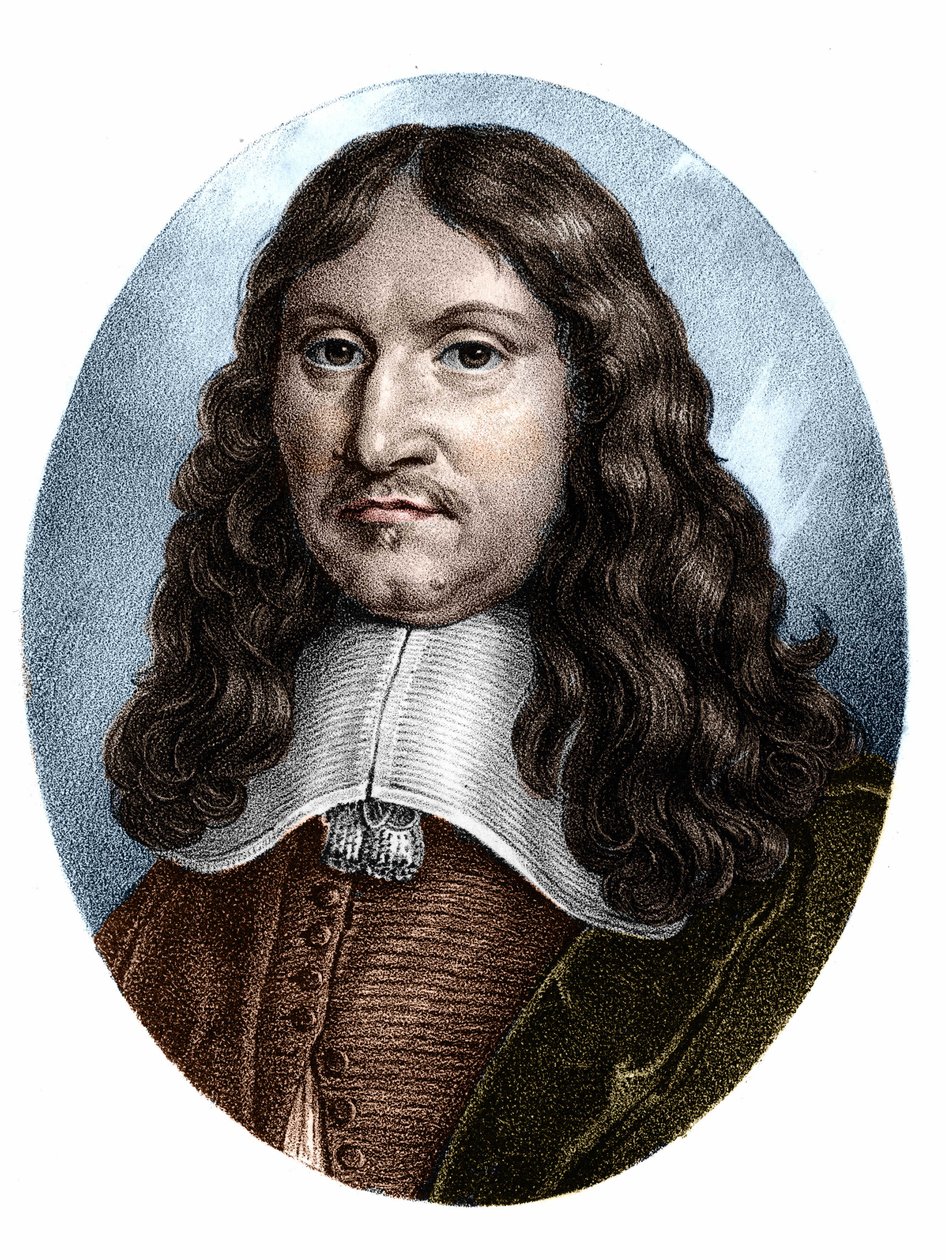 Ranskalaisen historioitsija Francois Eudes de Mezeray (1610-1683) muotokuva. tekijältä Unknown artist