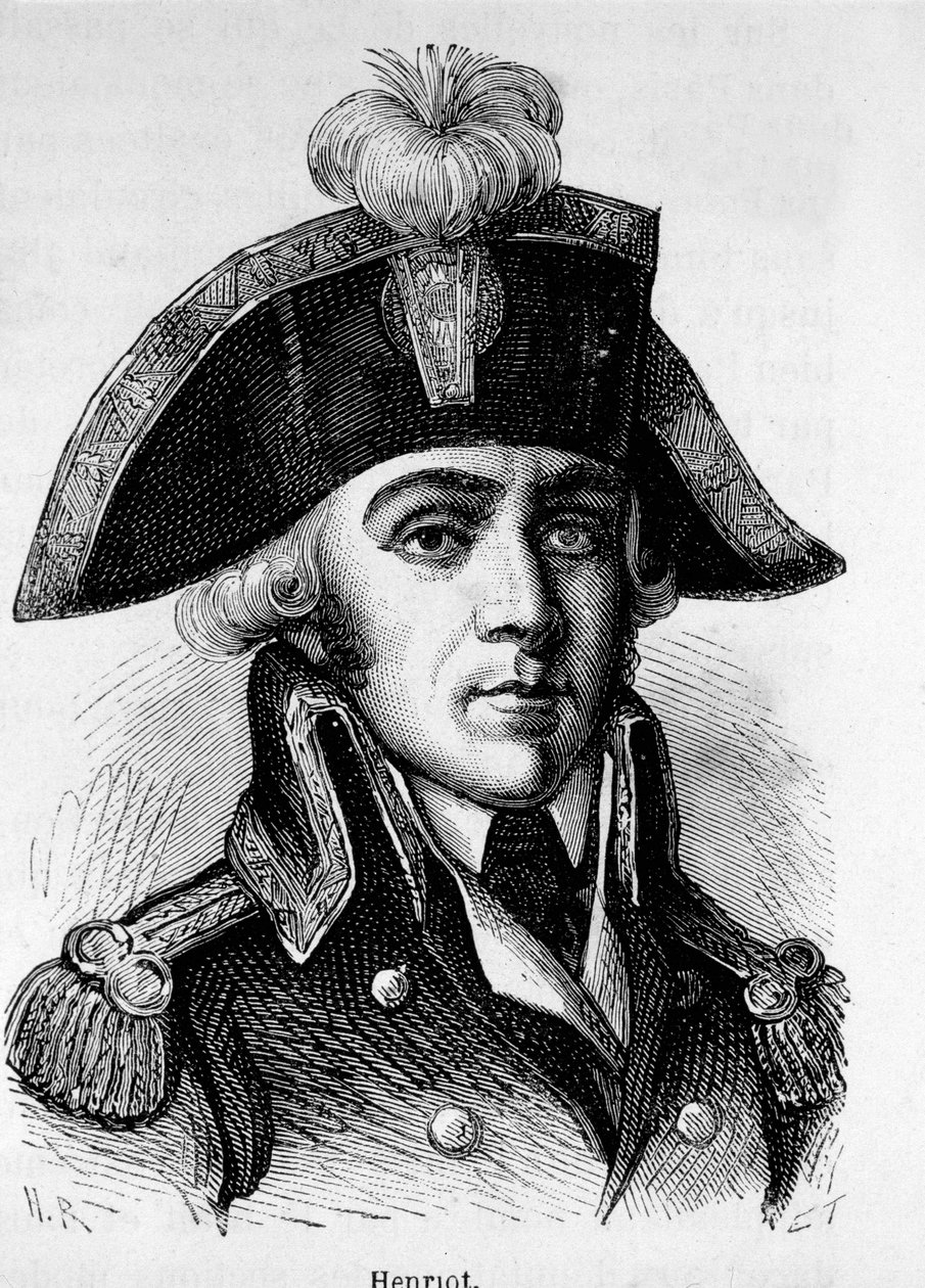 Ranskan vallankumouksellisen Francois Hanriotin (1761-1794) muotokuva tekijältä Unknown artist