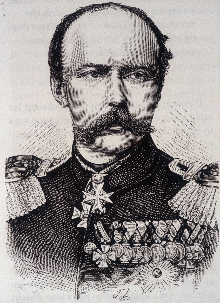 Frederic - Charles, Preussin prinssi (1828-1885) muotokuva tekijältä Unknown artist