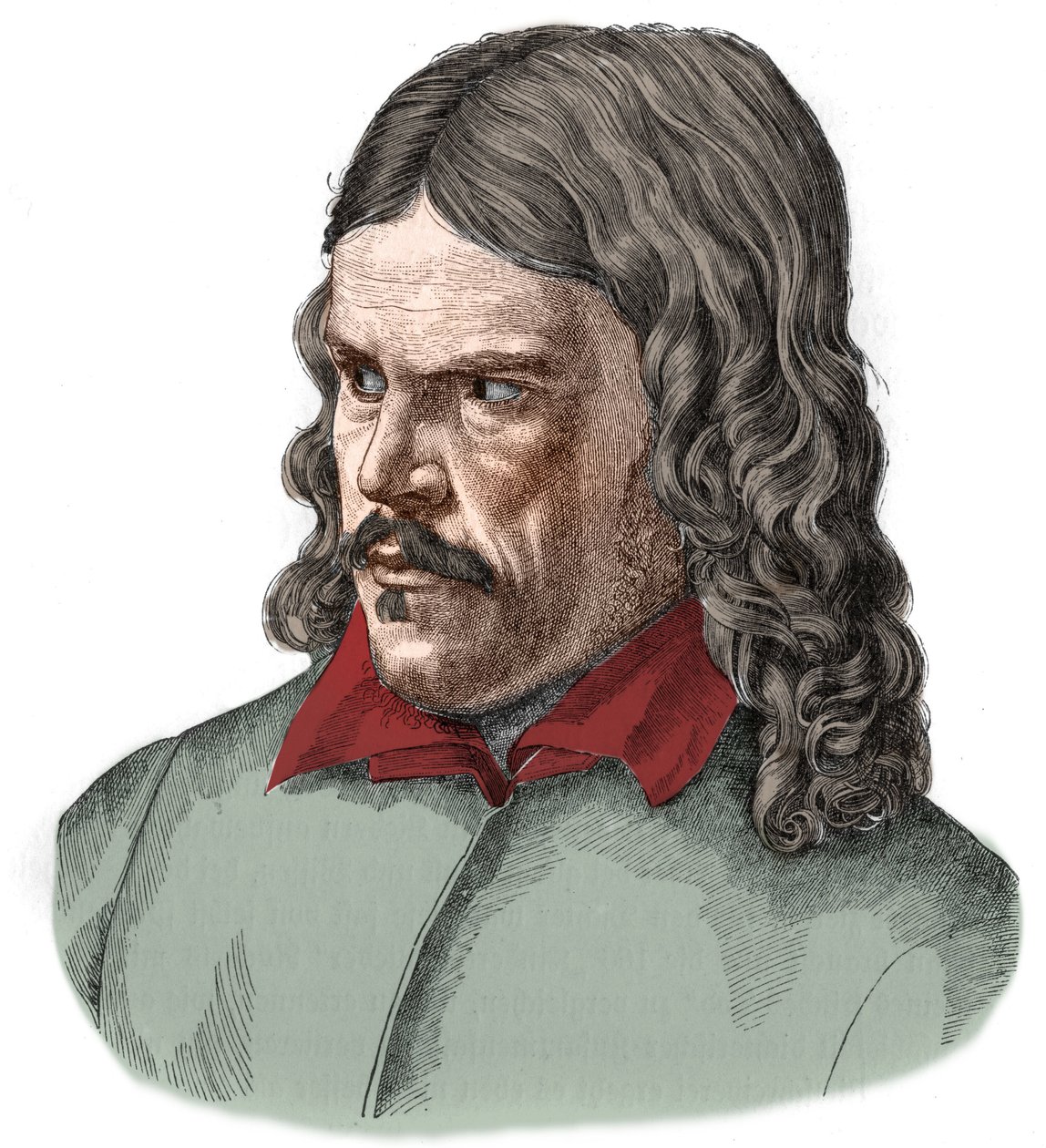 Friedrich Ruckertin muotokuva runoilijasta ja saksalaisesta orientalistikääntäjästä (1788-1866). tekijältä Unknown artist